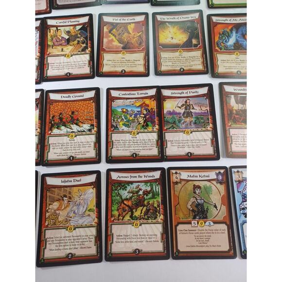 Lot of 20 LEGEND OF THE FIVE RINGS Collectible Cards - See Photos - Picture 6 of 9